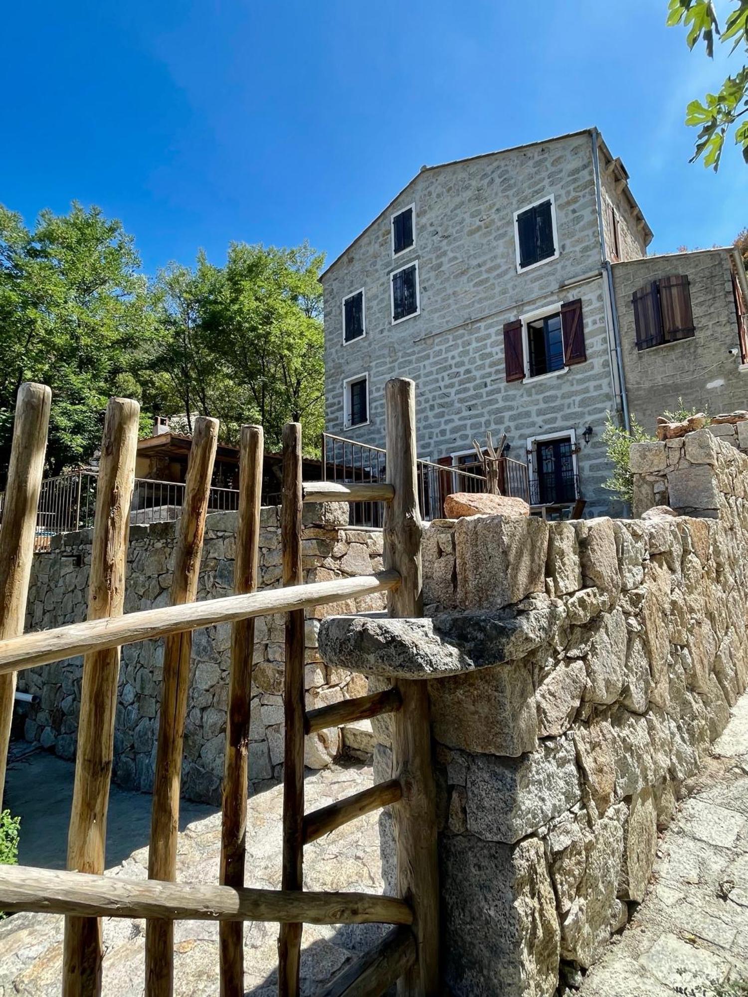 Casa Arena Authentique Maison De Village Avec Piscine Au Coeur De L'Alta Rocca - Zoza Dış mekan fotoğraf