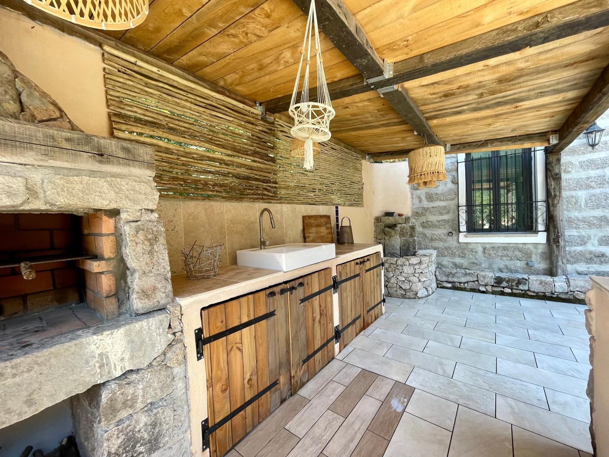 Casa Arena Authentique Maison De Village Avec Piscine Au Coeur De L'Alta Rocca - Zoza Dış mekan fotoğraf