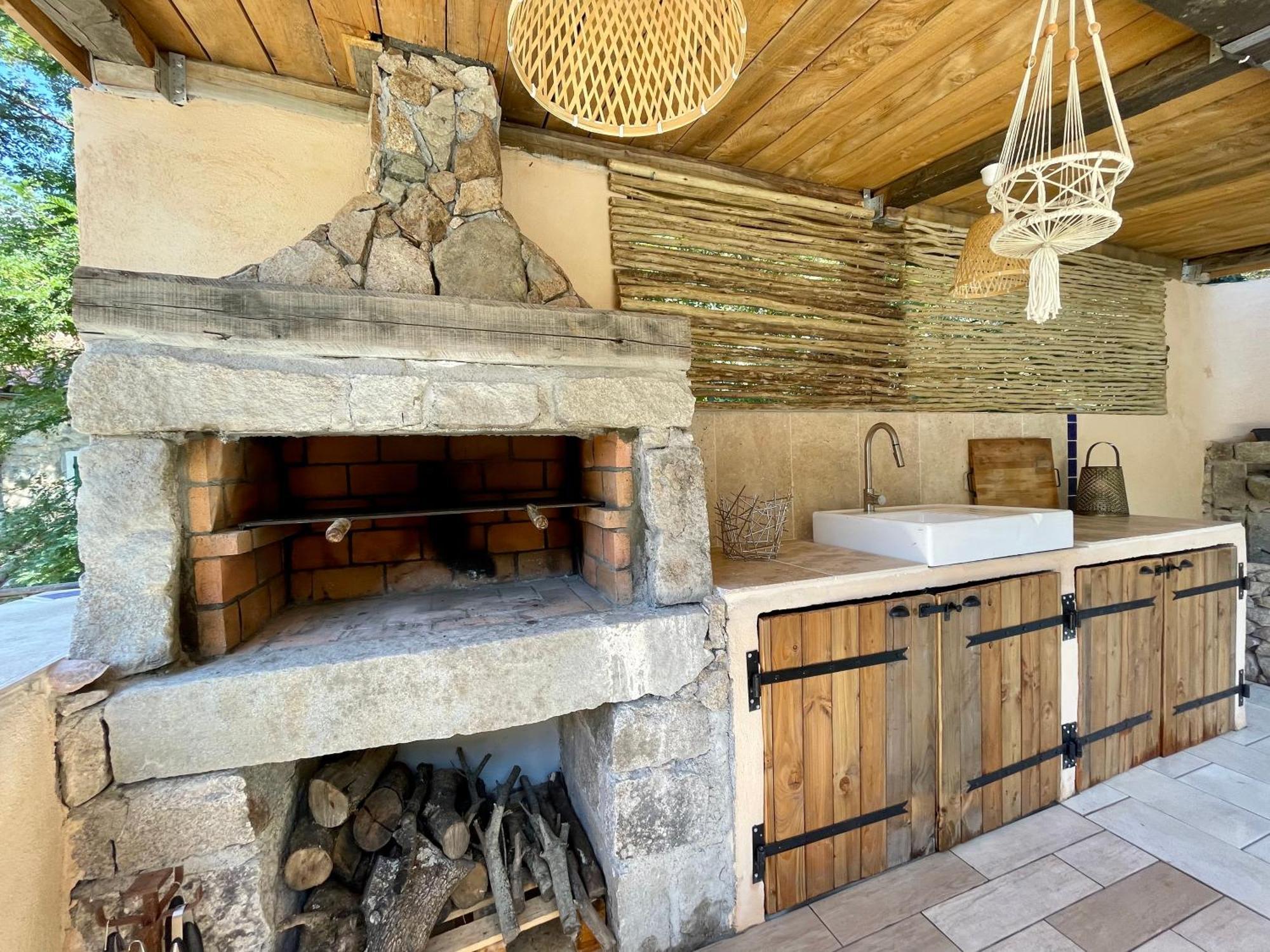 Casa Arena Authentique Maison De Village Avec Piscine Au Coeur De L'Alta Rocca - Zoza Dış mekan fotoğraf