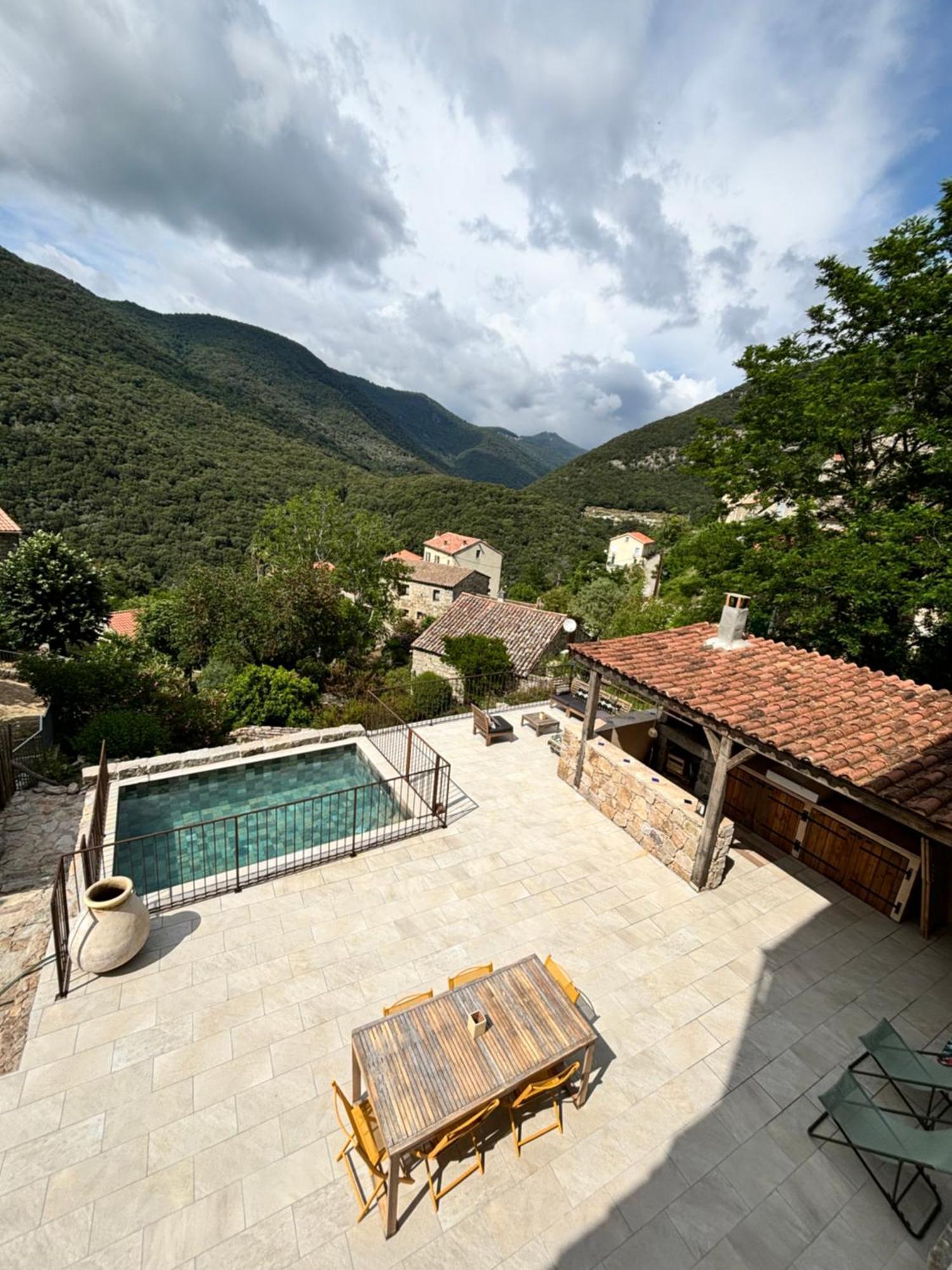 Casa Arena Authentique Maison De Village Avec Piscine Au Coeur De L'Alta Rocca - Zoza Dış mekan fotoğraf