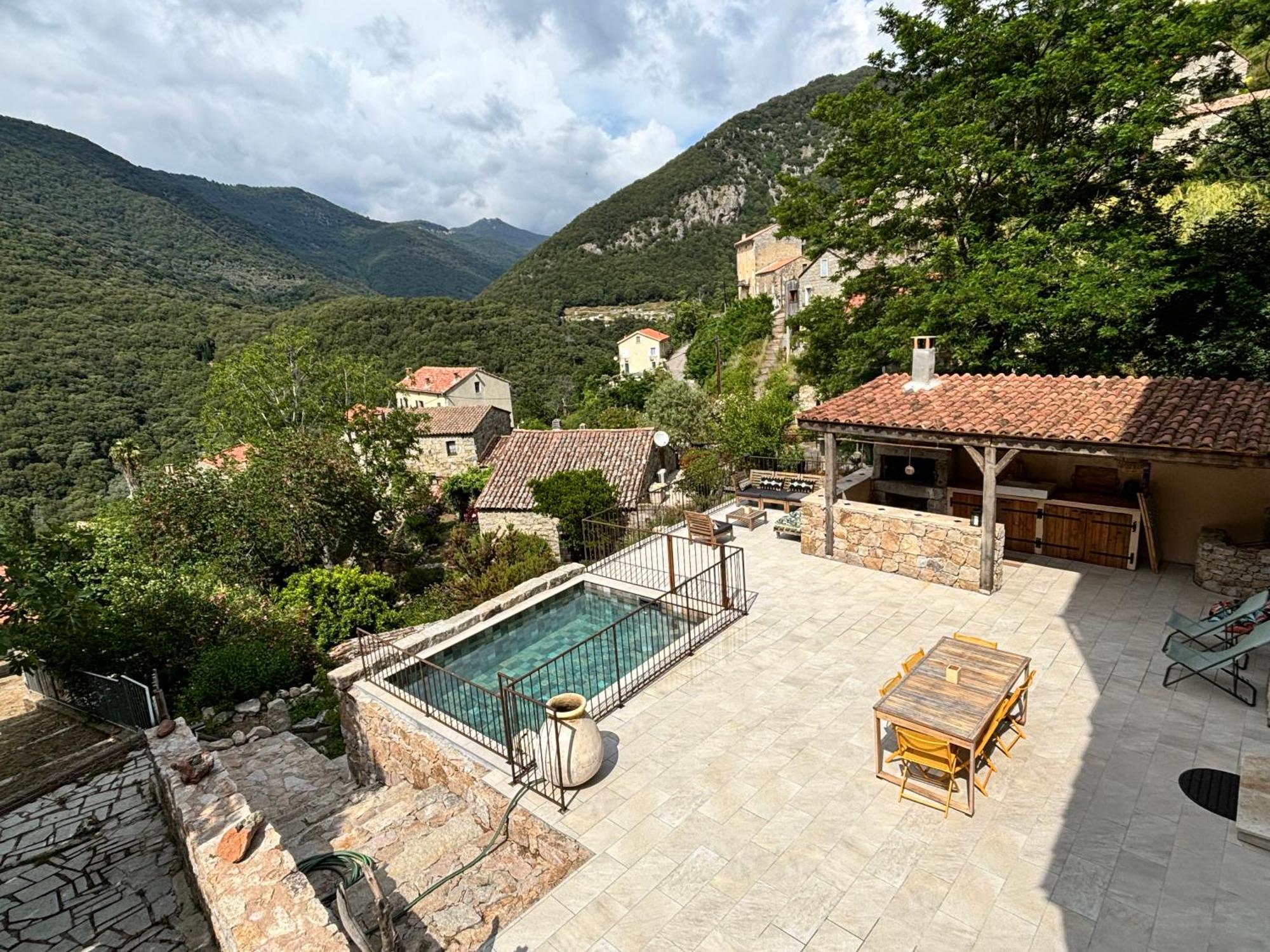 Casa Arena Authentique Maison De Village Avec Piscine Au Coeur De L'Alta Rocca - Zoza Dış mekan fotoğraf