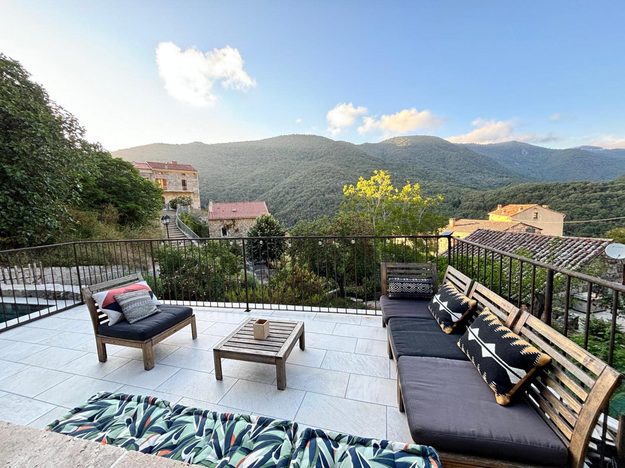 Casa Arena Authentique Maison De Village Avec Piscine Au Coeur De L'Alta Rocca - Zoza Dış mekan fotoğraf
